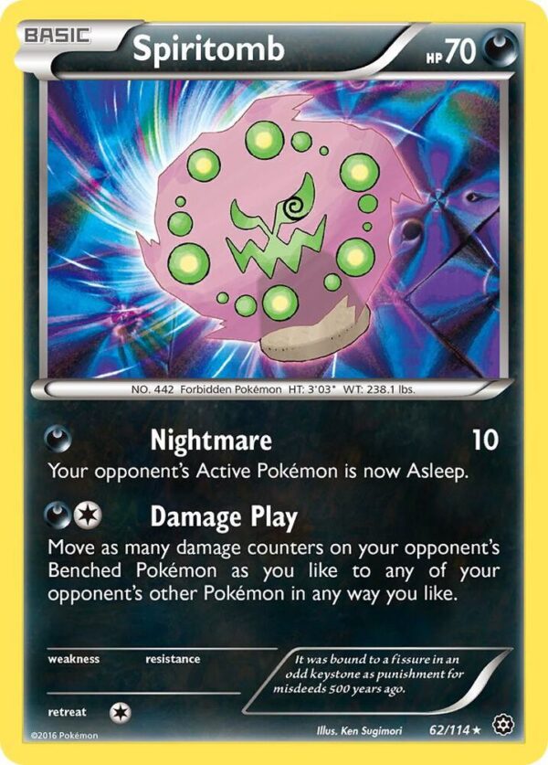Spiritomb 62/114 Normal XY – Steam Siege