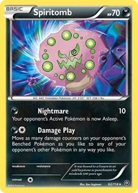 Spiritomb | 62/114 | Reverse Holofoil | XY - Steam Siege Spiritomb | 62/114 | Reverse Holofoil | XY - Steam Siege