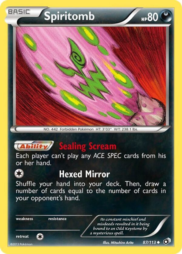 Spiritomb 87/113 Normal Legendary Treasures Spiritomb 87/113 Normal Legendary Treasures