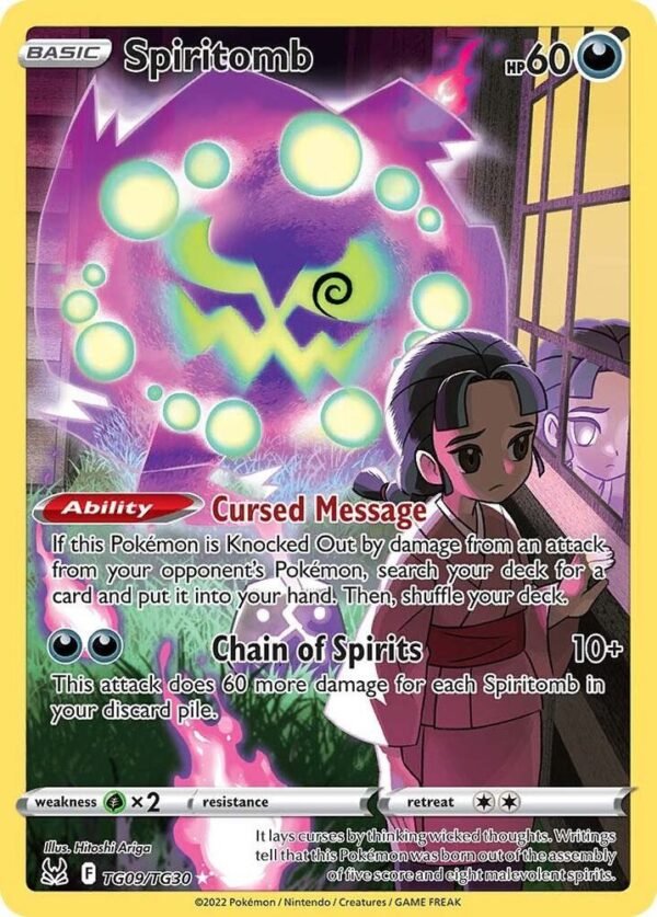 Spiritomb TG09/TG30 Holofoil SWSH11: Lost Origin Trainer Gallery Spiritomb TG09/TG30 Holofoil SWSH11: Lost Origin Trainer Gallery