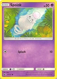 Spoink | 41/111 | Normal | SM - Crimson Invasion