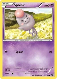 Spoink | 49/146 | Reverse Holofoil | XY Base Set Spoink | 49/146 | Reverse Holofoil | XY Base Set