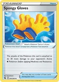 Spongy Gloves | 243/264 | Reverse Holofoil | SWSH08: Fusion Strike