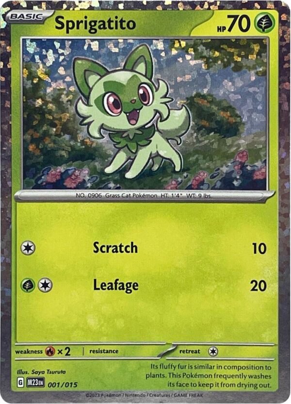 Sprigatito 001/015 Holofoil McDonald’s Promos 2023
