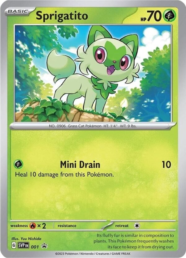 Sprigatito 001 Holofoil SV: Scarlet & Violet Promo Cards
