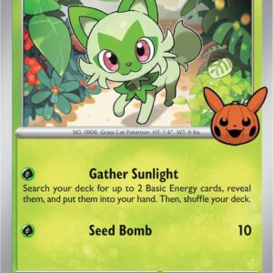 Sprigatito 012/193 Normal Trick or Trade BOOster Bundle 2024