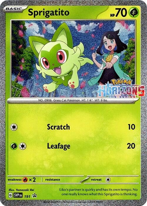 Sprigatito 191 Holofoil SV: Scarlet & Violet Promo Cards