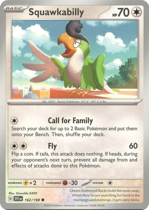 Squawkabilly 162/198 Normal SV01: Scarlet & Violet Base Set
