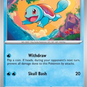 Squirtle 007/165 Normal SV: Scarlet & Violet 151