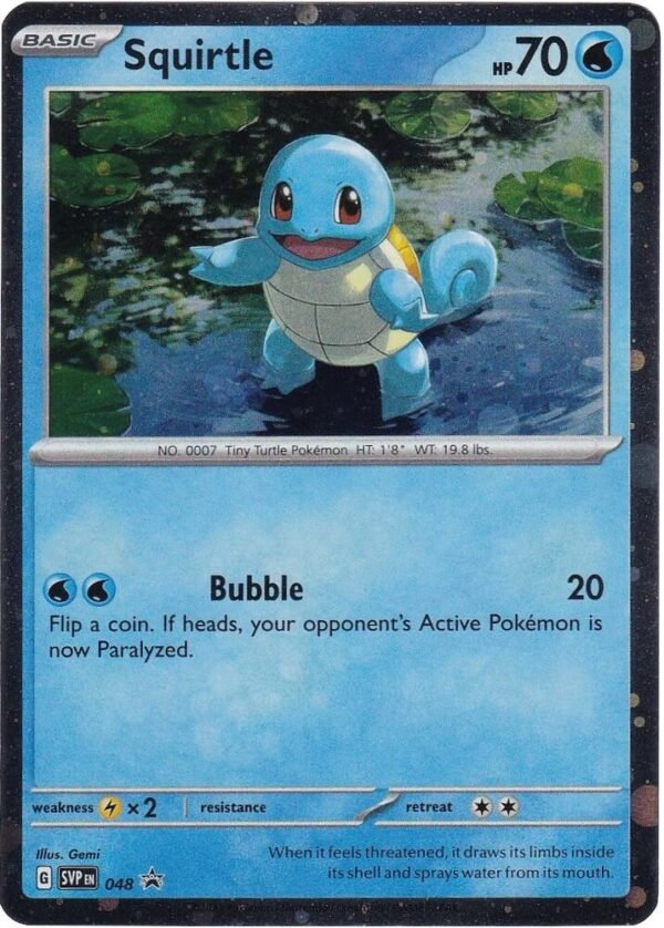 Squirtle 048 (Cosmos Holo) Holofoil SV: Scarlet & Violet Promo Cards