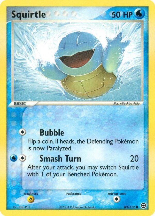 Squirtle 083/112 Reverse Holofoil FireRed & LeafGreen