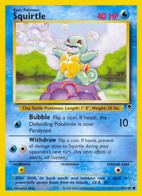 Squirtle 095/110 Reverse Holofoil Legendary Collection