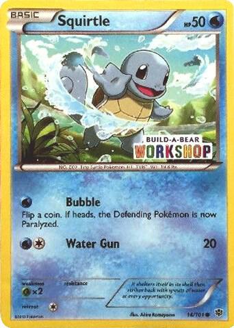 Squirtle 14/101 (Build-A-Bear Workshop Exclusive) 014/101 Normal Miscellaneous Cards & Products