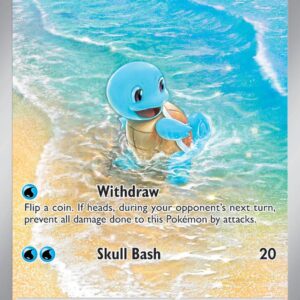 Squirtle 170/165 Holofoil SV: Scarlet & Violet 151 Squirtle 170/165 Holofoil SV: Scarlet & Violet 151