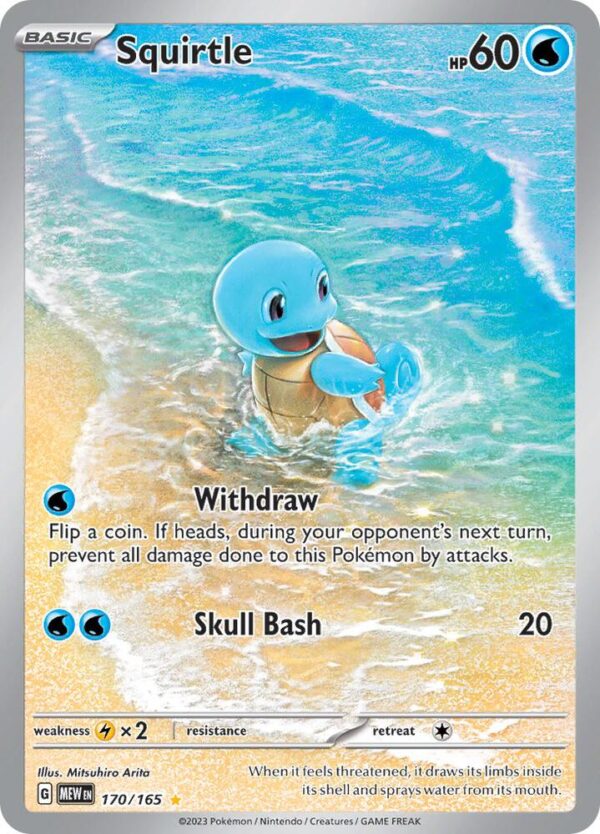 Squirtle 170/165 Holofoil SV: Scarlet & Violet 151