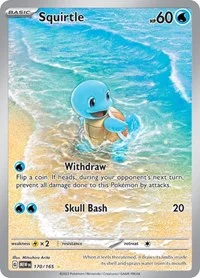Squirtle | 170/165 | Holofoil | SV: Scarlet & Violet 151 Squirtle | 170/165 | Holofoil | SV: Scarlet & Violet 151