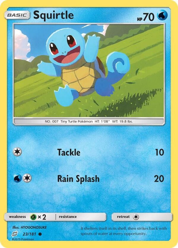 Squirtle (23) 23/181 Reverse Holofoil SM – Team Up
