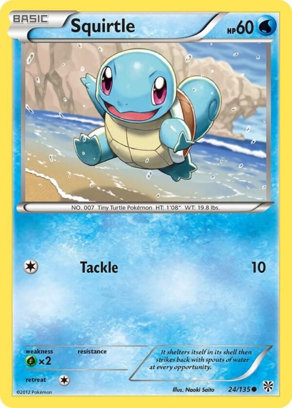 Squirtle 24/135 Normal Plasma Storm Squirtle 24/135 Normal Plasma Storm