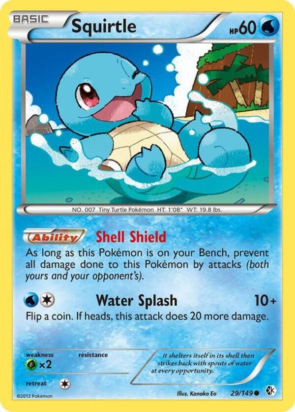 Squirtle 29/149 Reverse Holofoil Boundaries Crossed Squirtle 29/149 Reverse Holofoil Boundaries Crossed