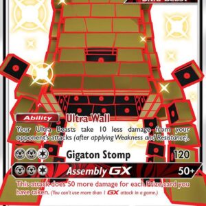 Stakataka GX SV74/SV94 Holofoil Hidden Fates: Shiny Vault Stakataka GX SV74/SV94 Holofoil Hidden Fates: Shiny Vault