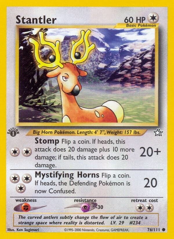 Stantler 076/111 Unlimited Neo Genesis