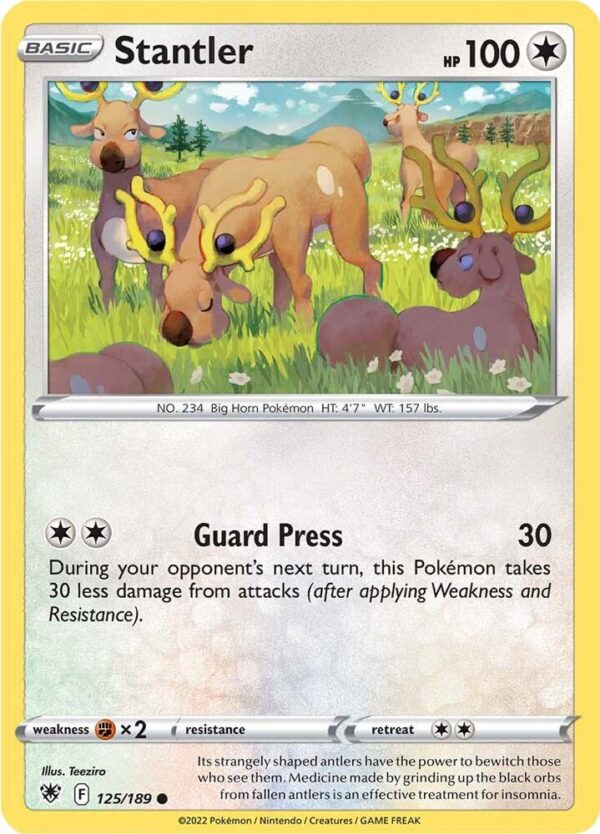 Stantler 125/189 Normal SWSH10: Astral Radiance Stantler 125/189 Normal SWSH10: Astral Radiance