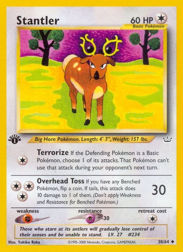 Stantler 38/64 Unlimited Neo Revelation Stantler 38/64 Unlimited Neo Revelation