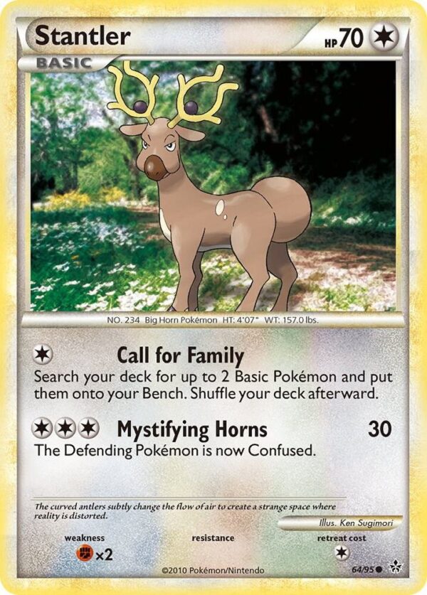 Stantler 64/95 Reverse Holofoil Unleashed