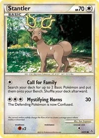 Stantler | 64/95 | Reverse Holofoil | Unleashed Stantler | 64/95 | Reverse Holofoil | Unleashed