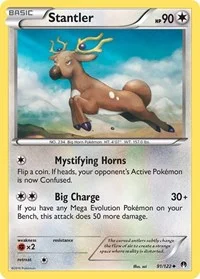 Stantler | 91/122 | Reverse Holofoil | XY - BREAKpoint