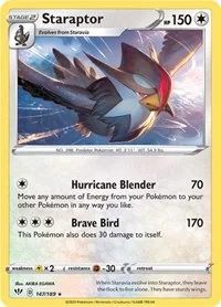 Staraptor | 147/189 | Reverse Holofoil | SWSH03: Darkness Ablaze