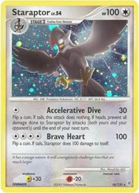Staraptor | 16/130 | Reverse Holofoil | Diamond and Pearl