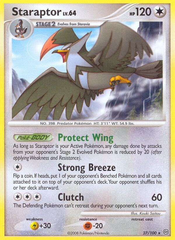 Staraptor 27/100 Reverse Holofoil Stormfront Staraptor 27/100 Reverse Holofoil Stormfront