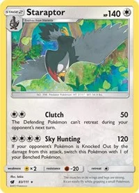 Staraptor | 83/111 | Reverse Holofoil | SM - Crimson Invasion