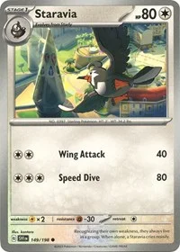Staravia | 149/198 | Normal | SV01: Scarlet & Violet Base Set