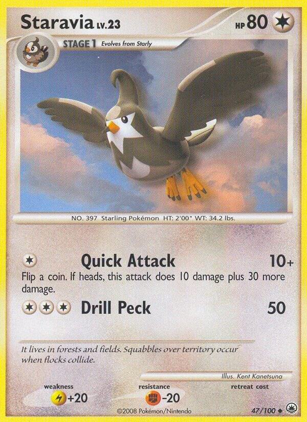 Staravia 47/100 Normal Majestic Dawn Staravia 47/100 Normal Majestic Dawn