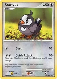 Starly | 101/130 | Reverse Holofoil | Diamond and Pearl