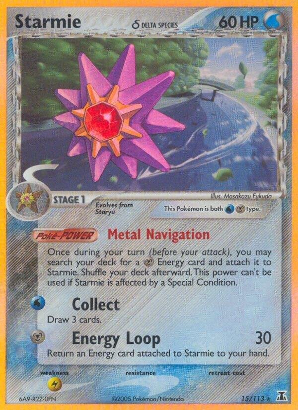 Starmie 015/113 (Delta Species) Reverse Holofoil Delta Species