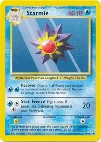 Starmie | 064/102 | Normal | Base Set Starmie | 064/102 | Normal | Base Set