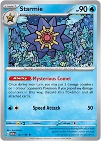 Starmie | 121/165 | Holofoil | SV: Scarlet & Violet 151