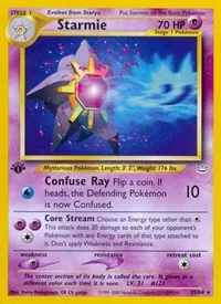 Starmie | 25/64 | 1st Edition | Neo Revelation