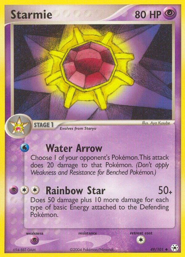 Starmie 49/101 Reverse Holofoil Hidden Legends