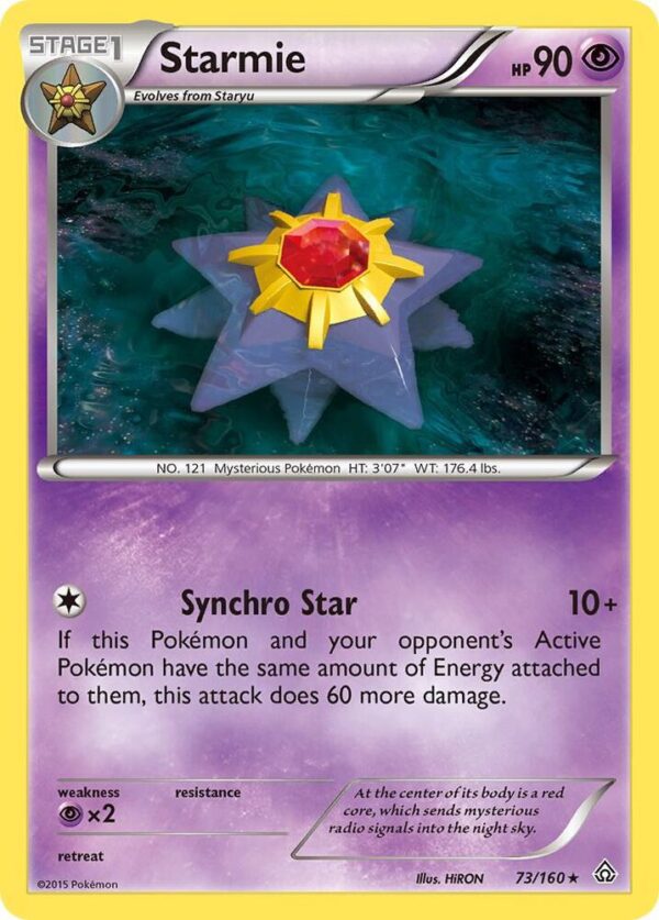 Starmie 73/160 Reverse Holofoil XY – Primal Clash Starmie 73/160 Reverse Holofoil XY – Primal Clash