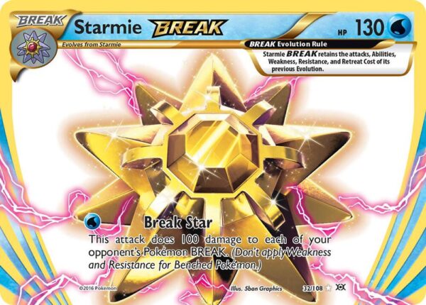 Starmie BREAK 32/108 Holofoil XY – Evolutions Starmie BREAK 32/108 Holofoil XY – Evolutions