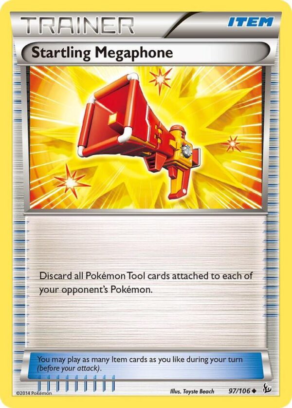 Startling Megaphone 97/106 Reverse Holofoil XY – Flashfire Startling Megaphone 97/106 Reverse Holofoil XY – Flashfire