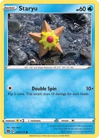 Staryu | 030/172 | Reverse Holofoil | SWSH09: Brilliant Stars Staryu | 030/172 | Reverse Holofoil | SWSH09: Brilliant Stars
