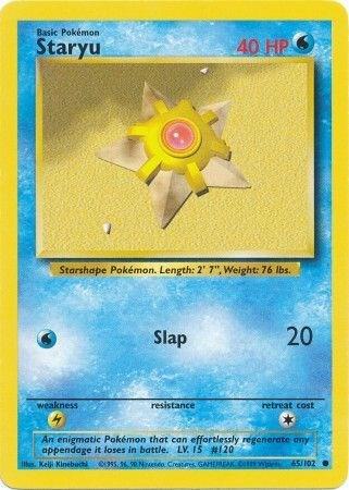 Staryu 065/102 Normal Base Set