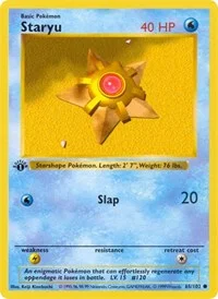 Staryu | 065/102 | Unlimited | Base Set (Shadowless)