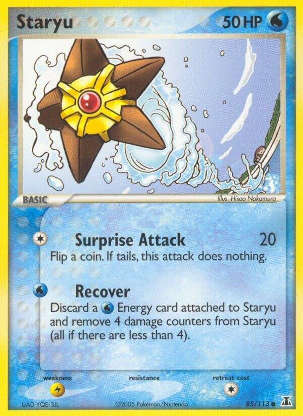 Staryu 085/113 Reverse Holofoil Delta Species Staryu 085/113 Reverse Holofoil Delta Species