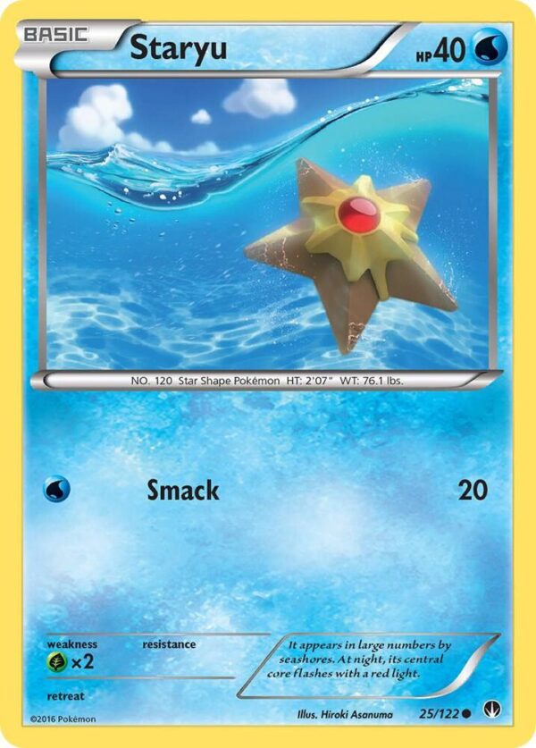 Staryu 25/122 Normal XY – BREAKpoint